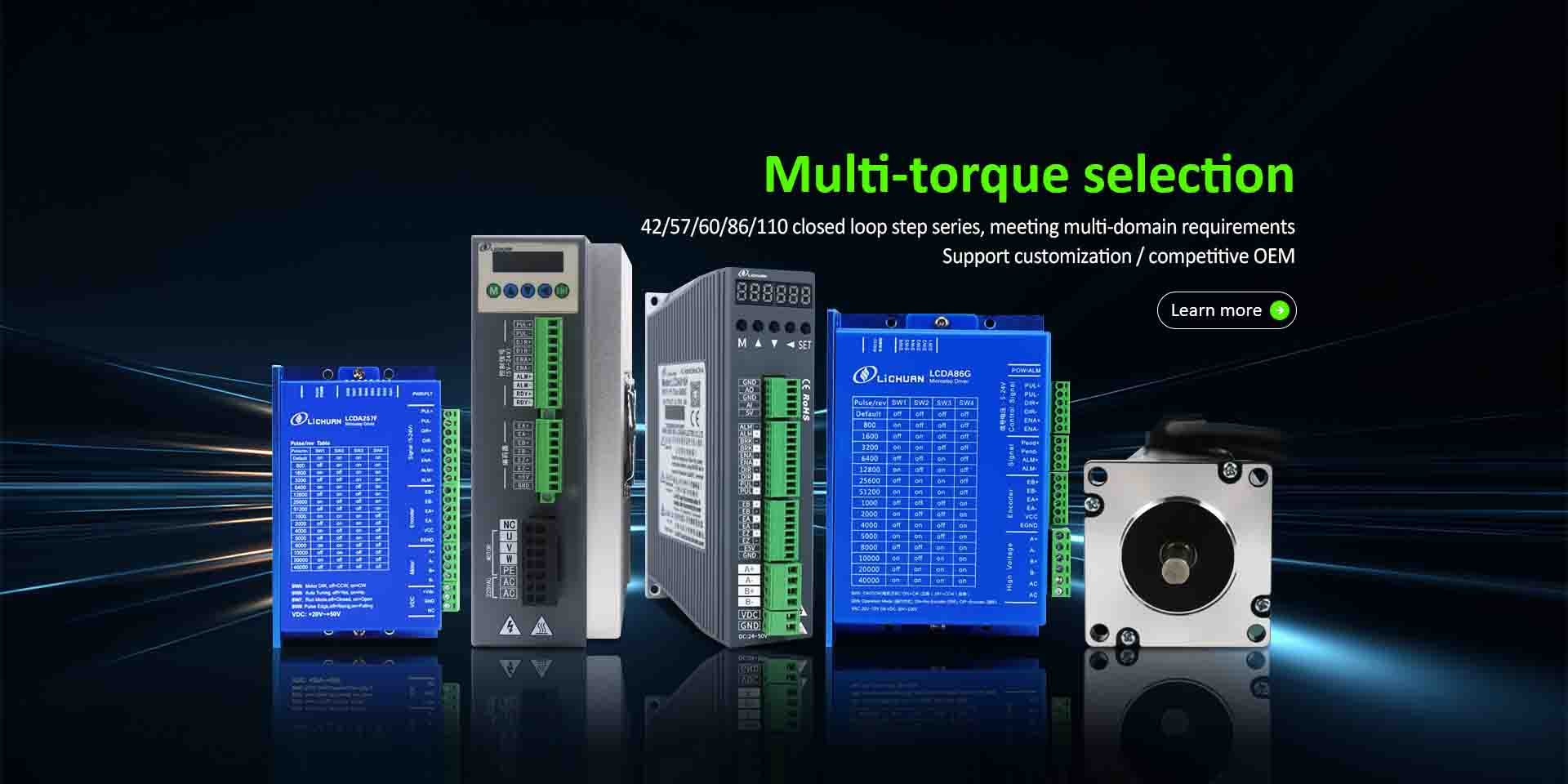 Čína Továreň na ovládače krokového motora s uzavretou slučkou s otvorenou slučkou