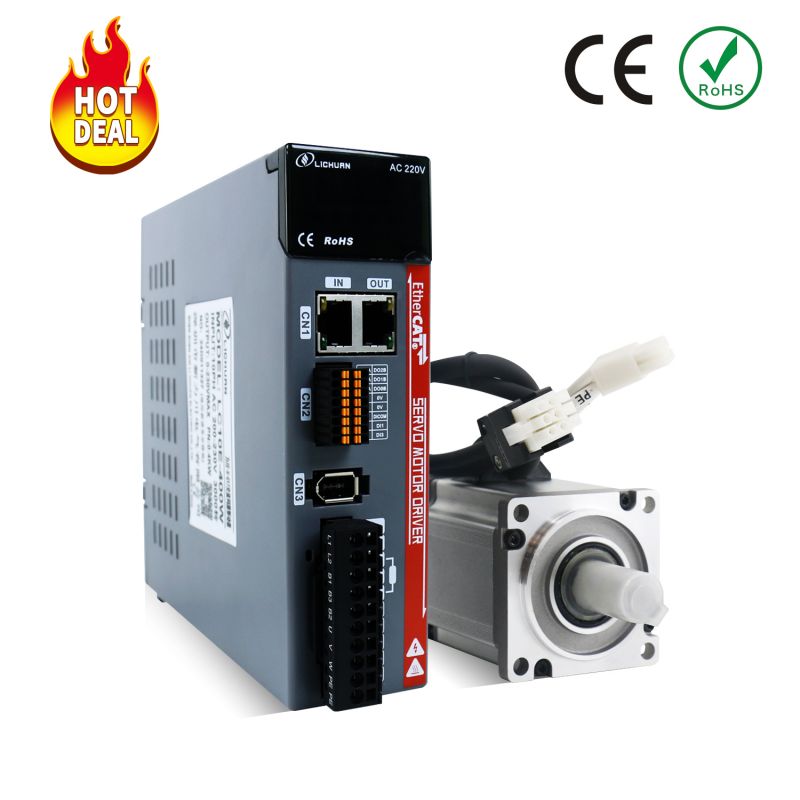 Ethercat AC servomotor 400W 3000rpm 1,27nm A súprava